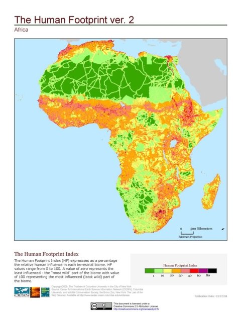 Biodiversity Of Africa Map