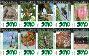 Biodiversity stamps from Trinidad and Tobago