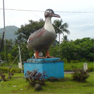 Duck statue in Bay, Laguna, Phillipines